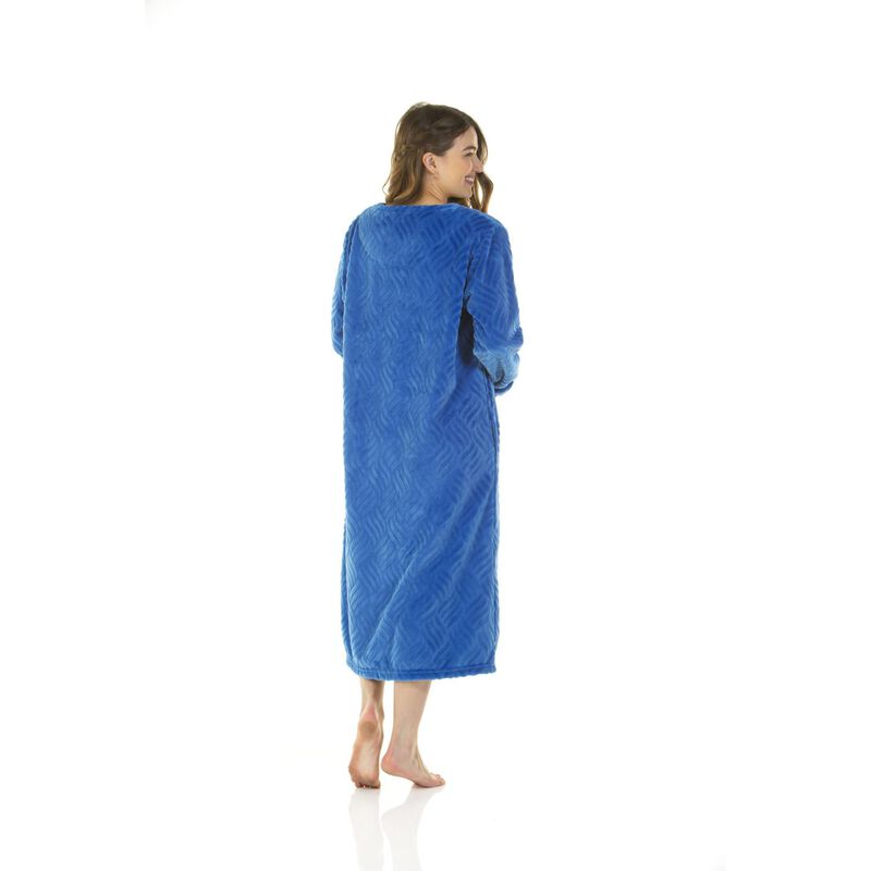 La Marquise Midnight Tulip Zip Through Robe image number 1